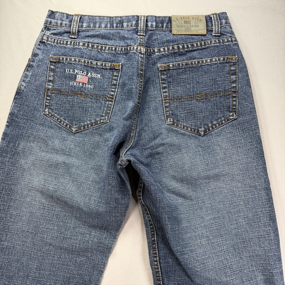 Vintage Y2K US Polo Assn Jeans Mens 31x34 (Fits 32x32) Straight Let Denim